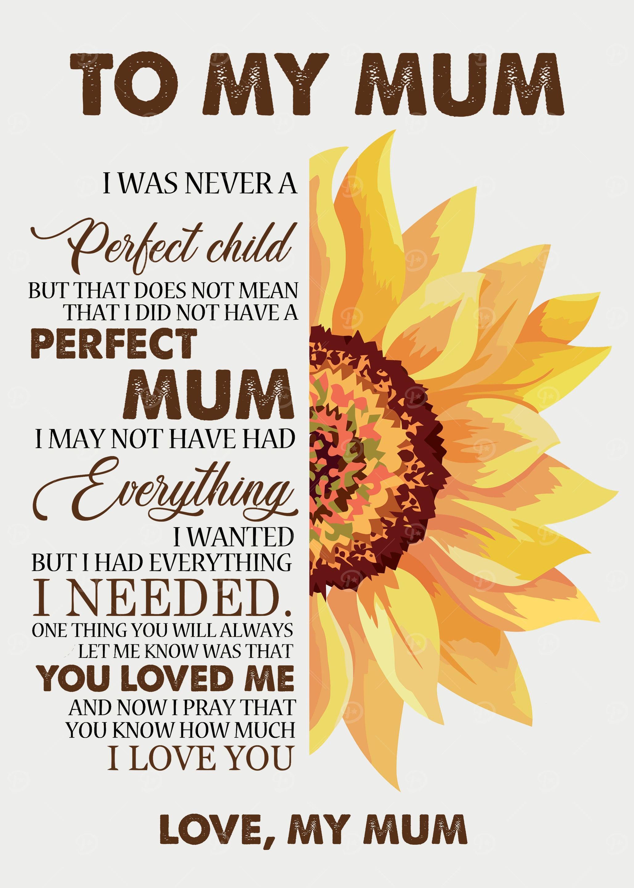 To My Mum Gift For Mum