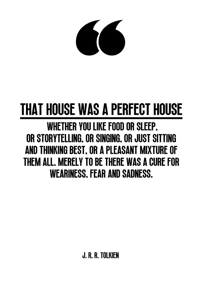 JRR Tolkien Quote