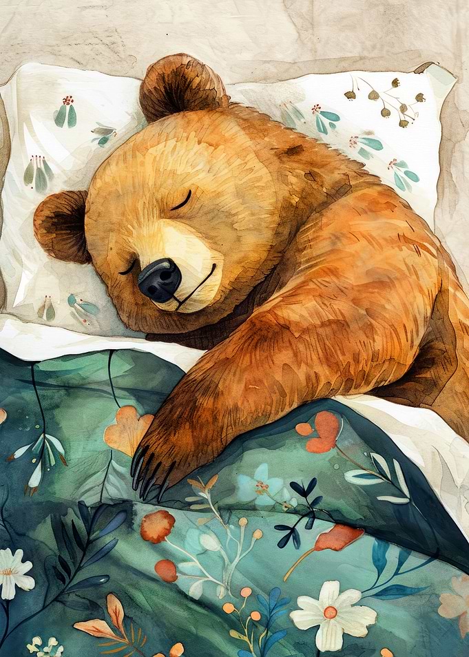 Bear sleeping