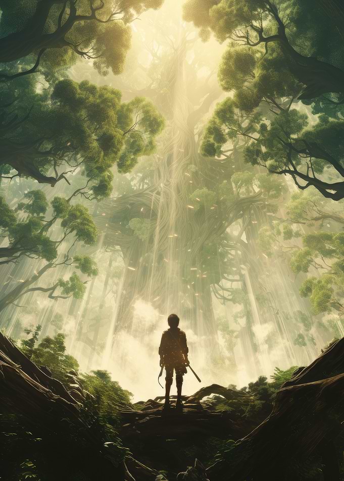 Fantasy Tree Poster