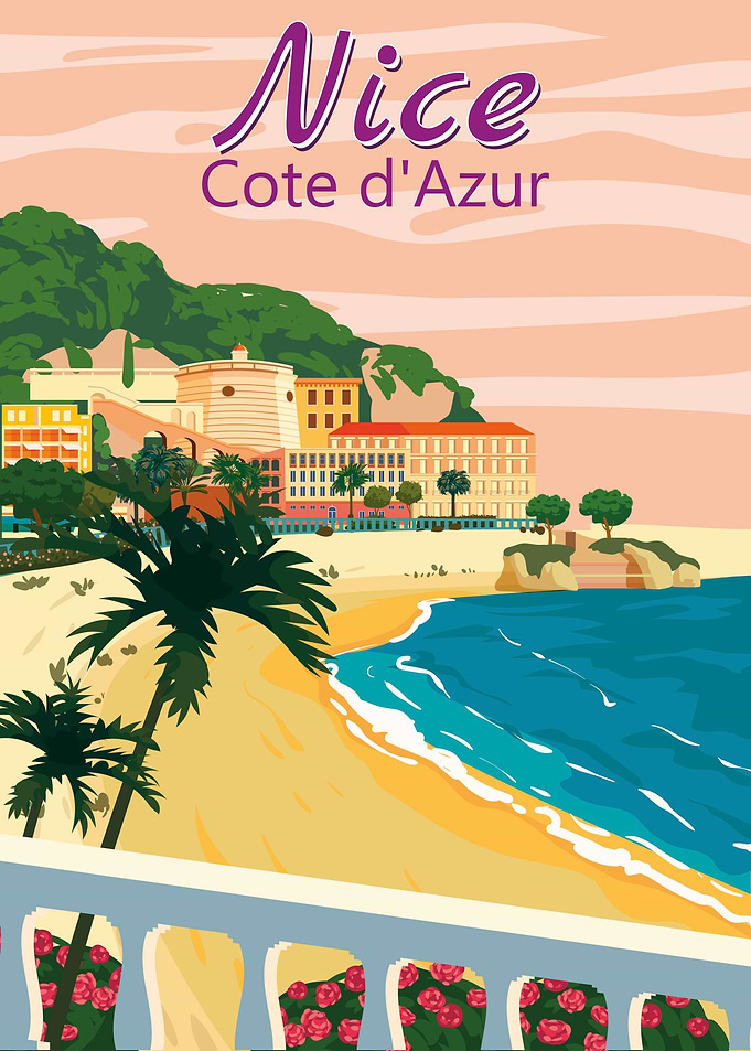 Nice Sea Beach France