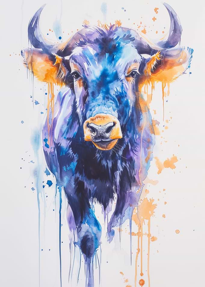 Gnu Watercolor