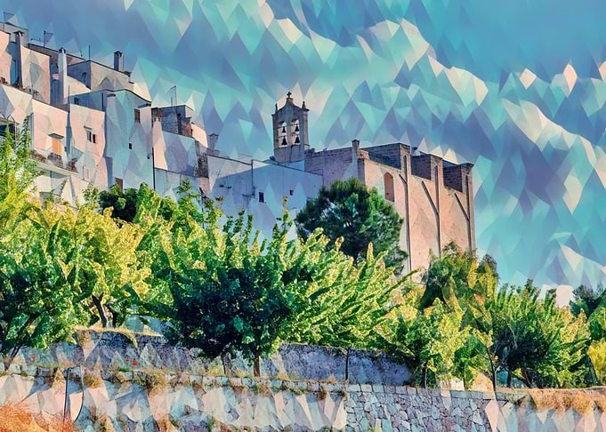 Ostuni medieval wall