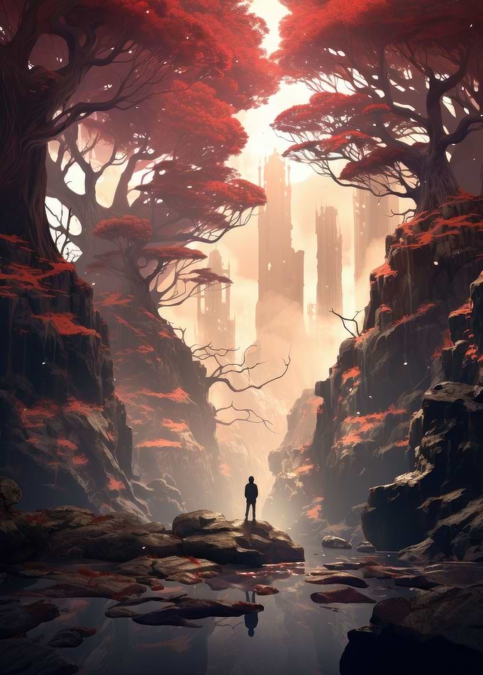 Fantasy Tree Poster