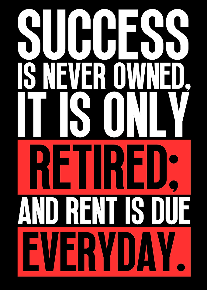Success Never Owned