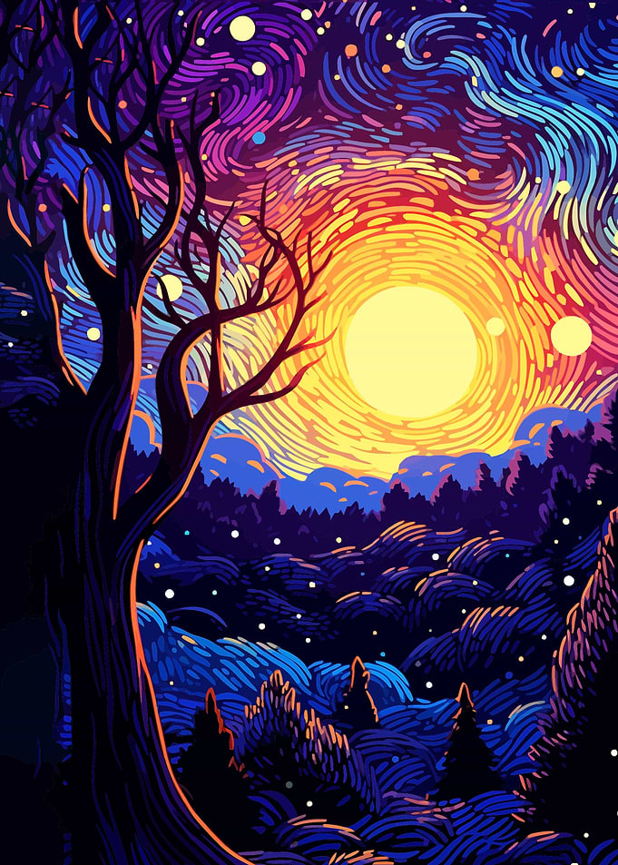 Majestic Starry Night