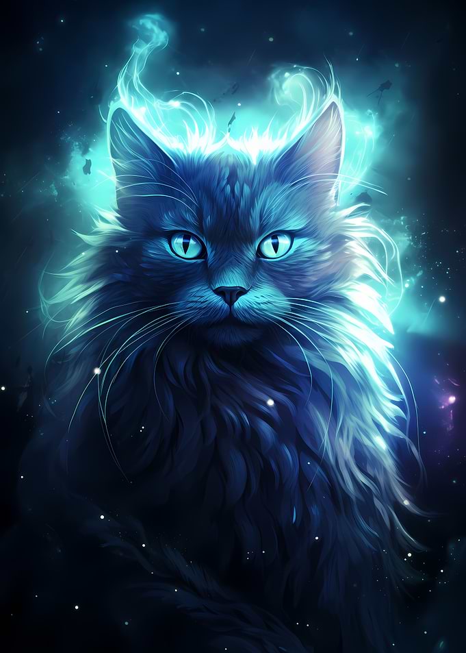 Mystical Cat on Galaxy