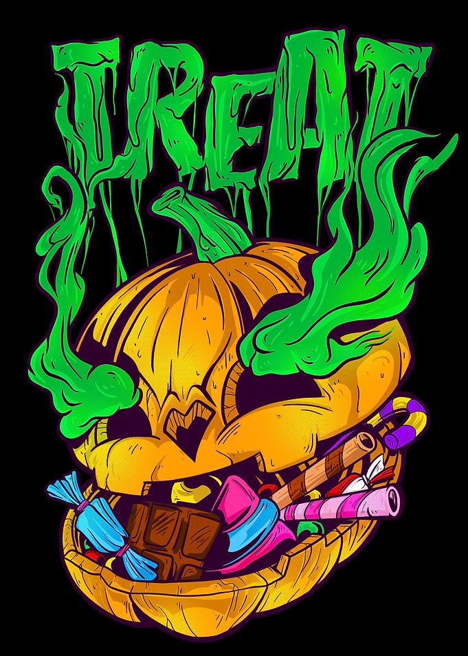 I Love Treat Halloween