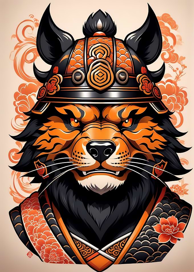 Samurai Mask Animal