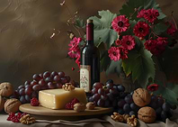 Still life with cheese