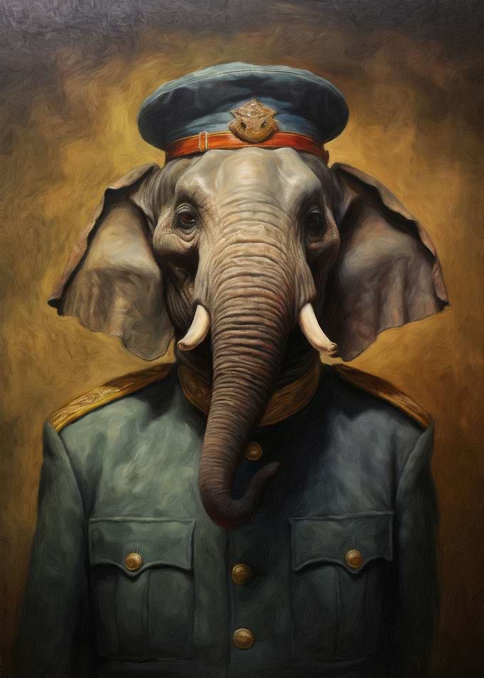 Soldier elephant