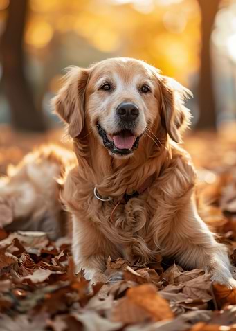 Labrador Retriever autumn