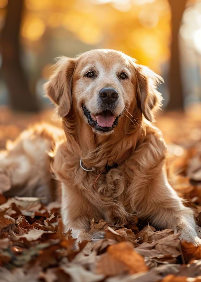 Labrador Retriever autumn