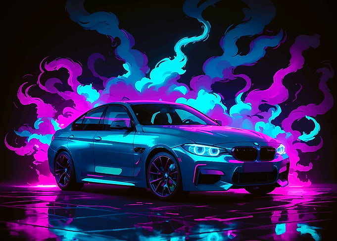 BMW M3 Neon