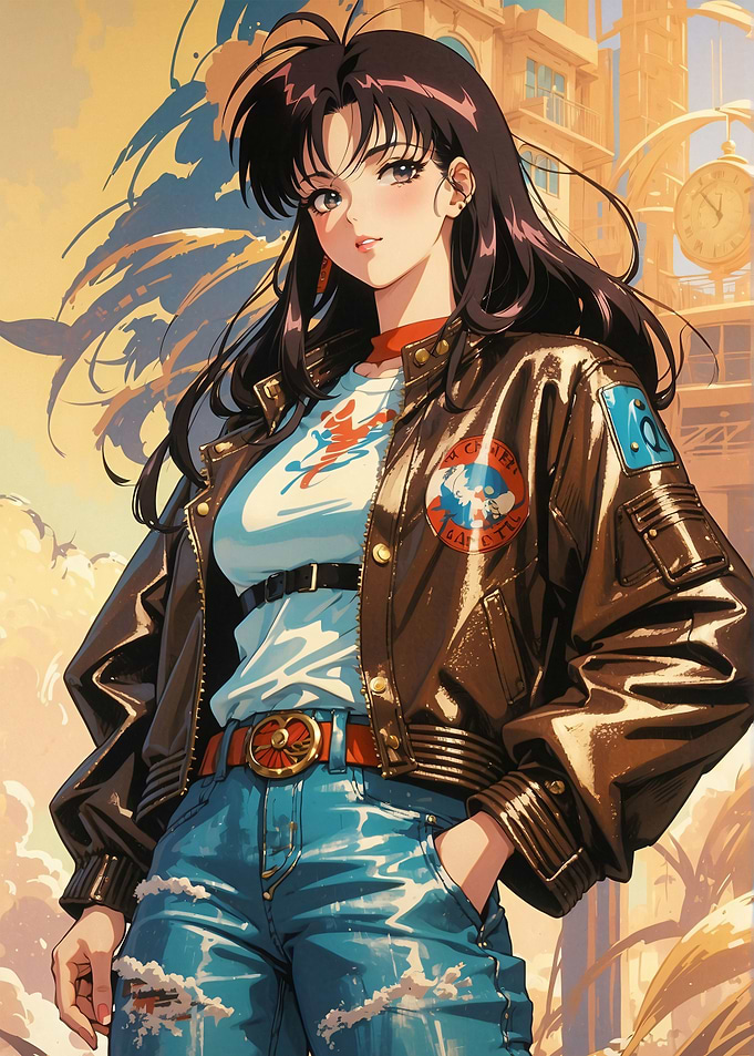 An 80s Anime Beauty