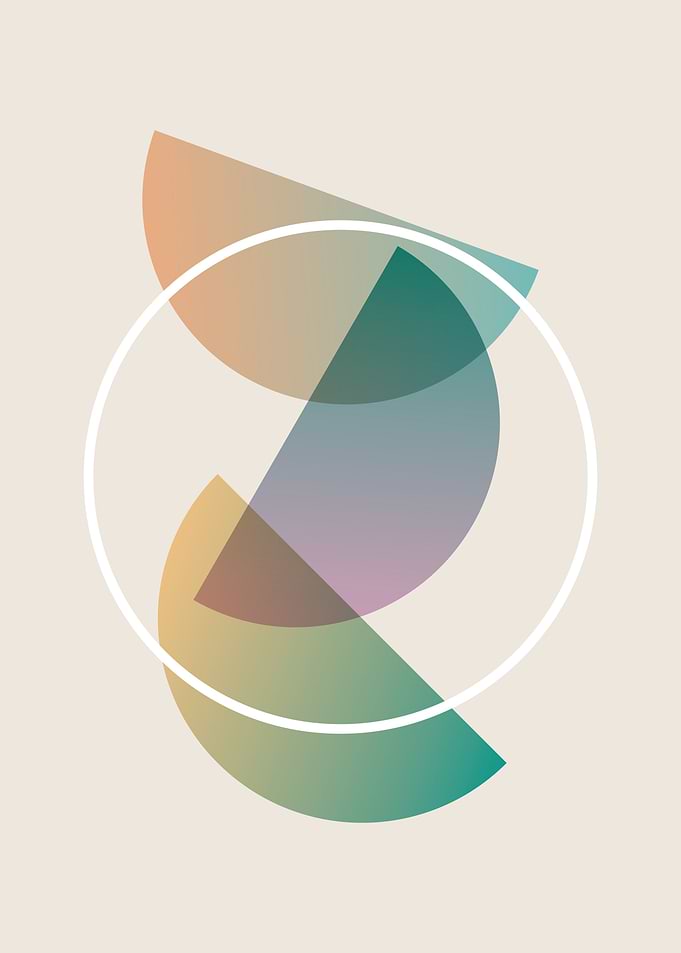 Smooth colored semicircles