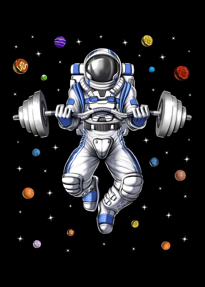 Astronaut Fitness Squats