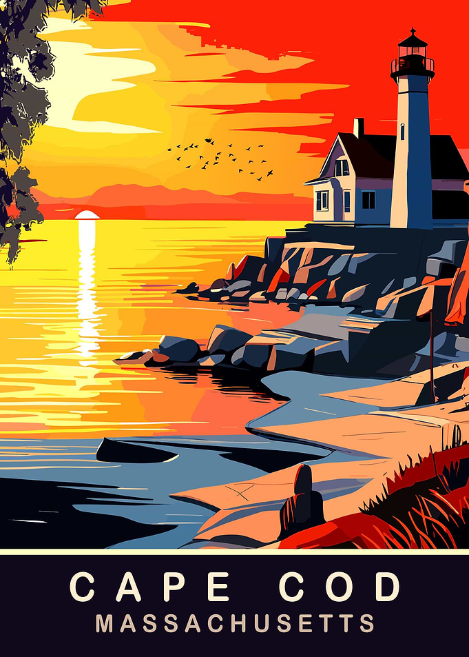 Sunset on Cape Cod MA
