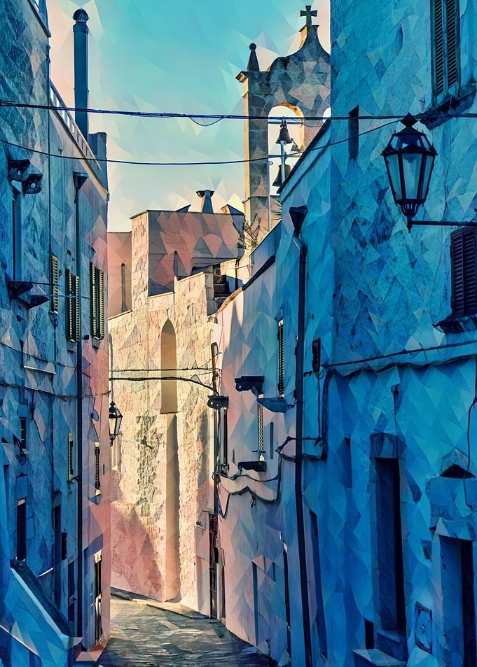 Little alley in Ostuni