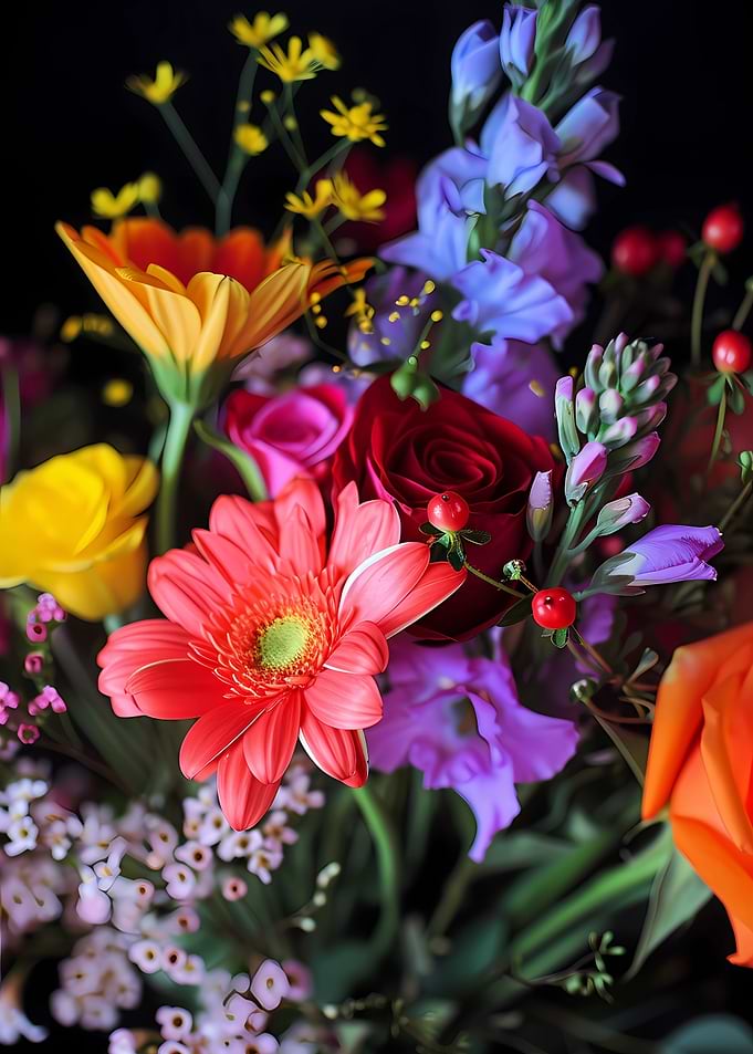 Blooming flowers