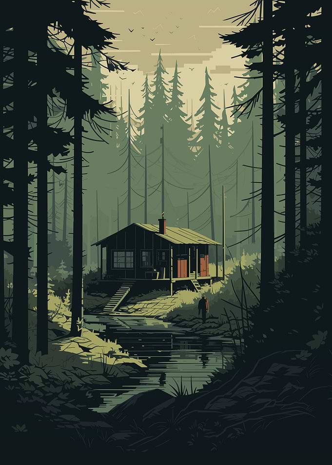 Lost Caban in the Woods
