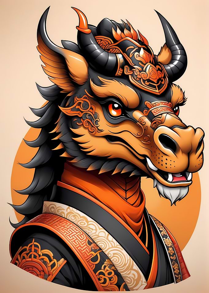 Samurai Mask Buffalo