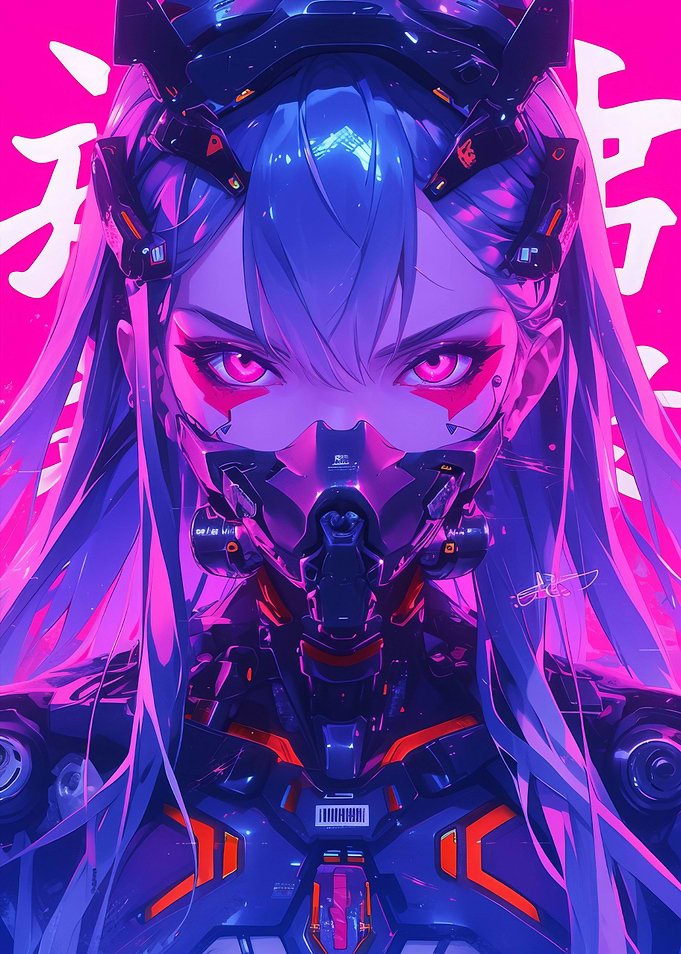 Futuristic Cyberpunk Girl