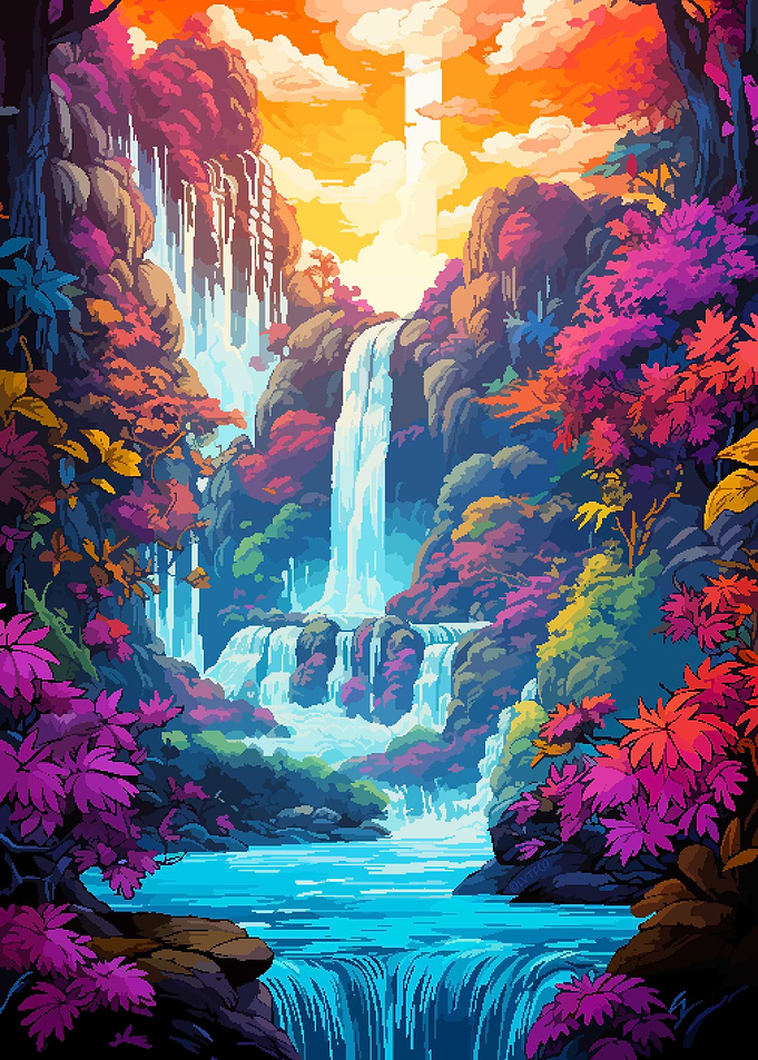 Alien World Pixel Art