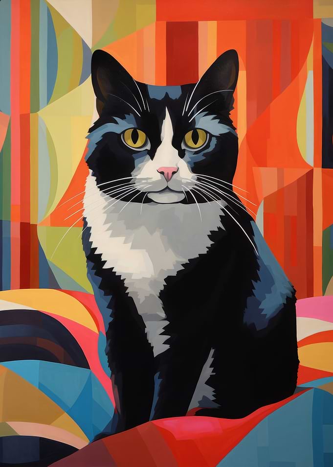 Cat Abstract
