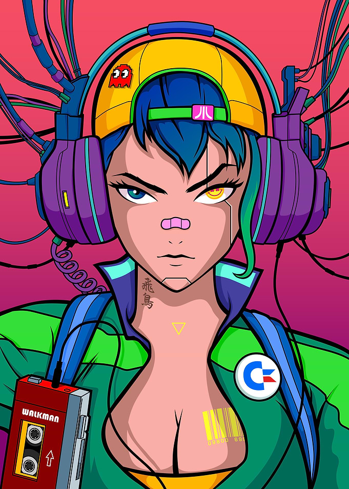 80s Cybergirl