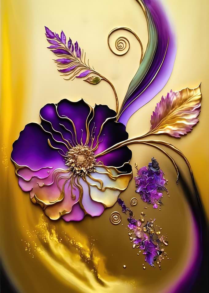 Floral Abstract Art 15