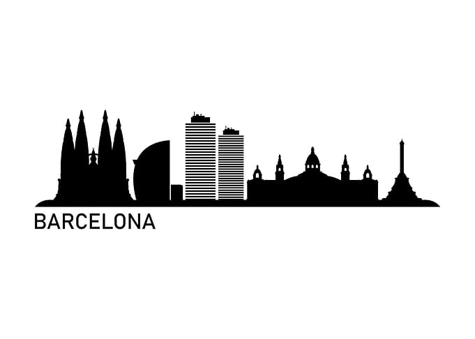 Barcelona skyline
