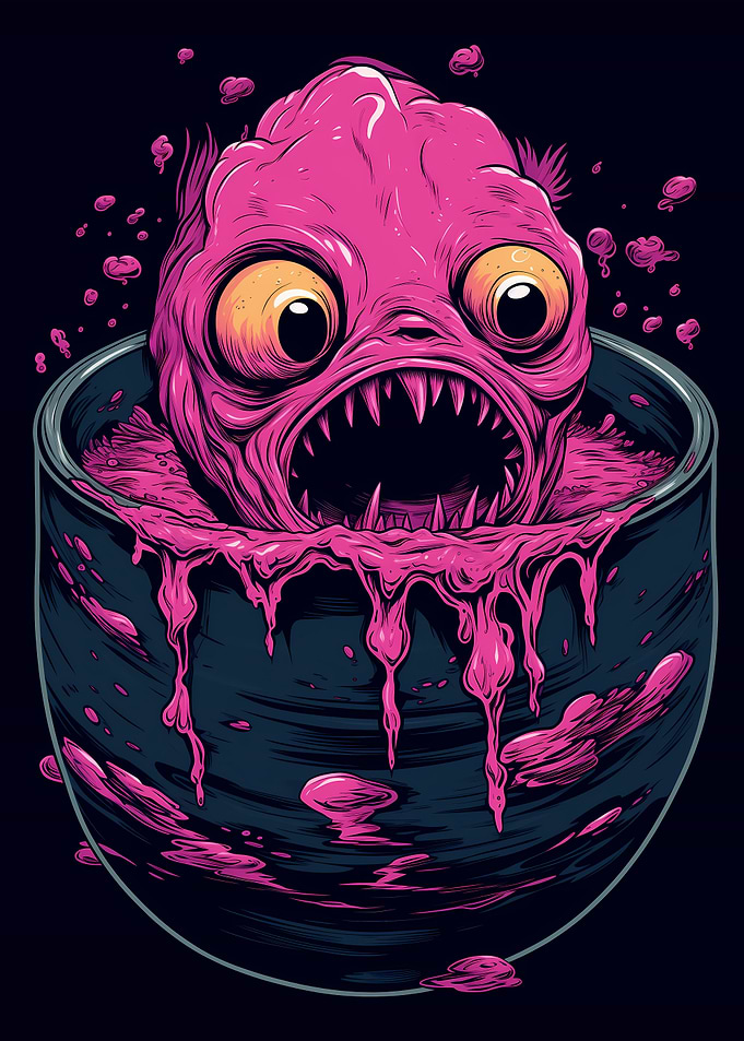 Creepy Head Bowl
