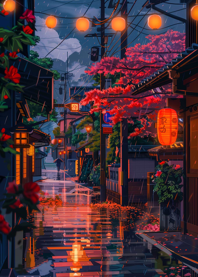 Tokyo Anime Rainy Day