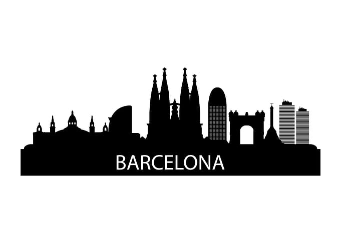 Barcelona skyline