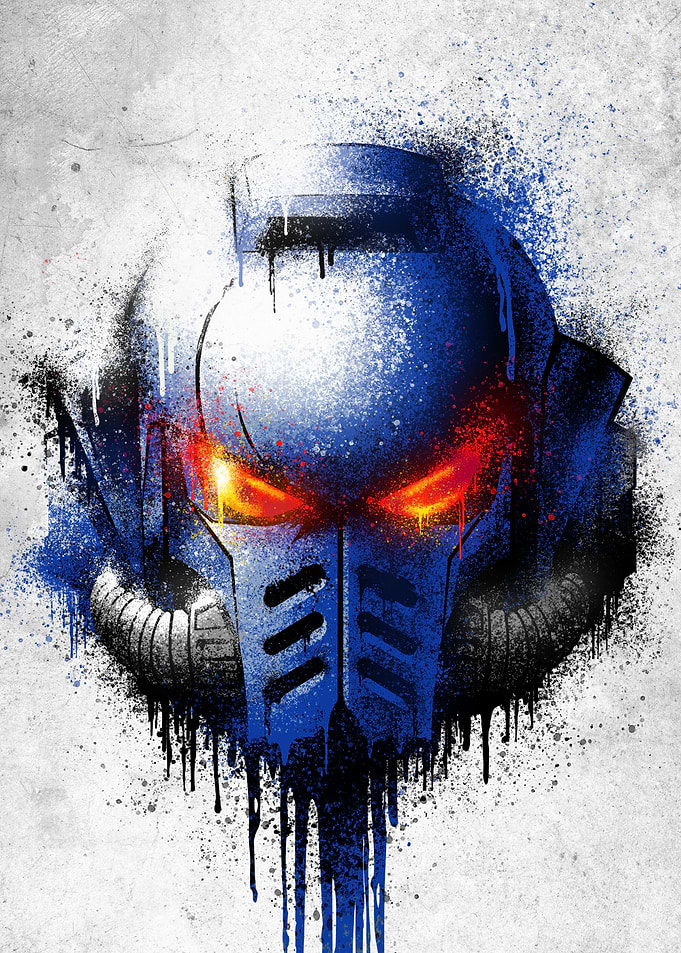 Ultramarines Graffiti