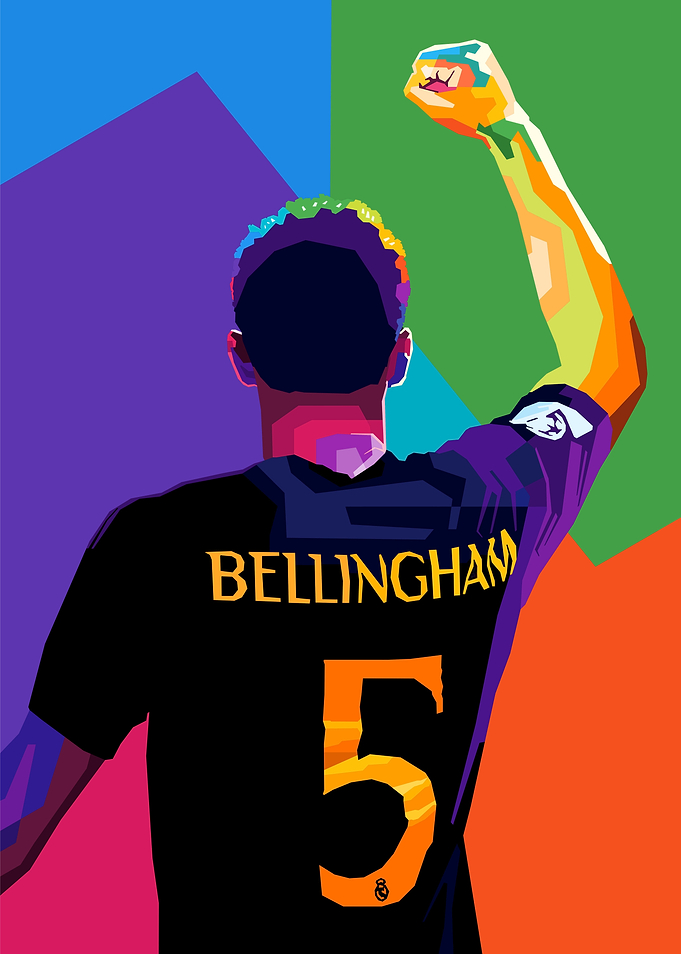 Jude Bellingham Wpap Art