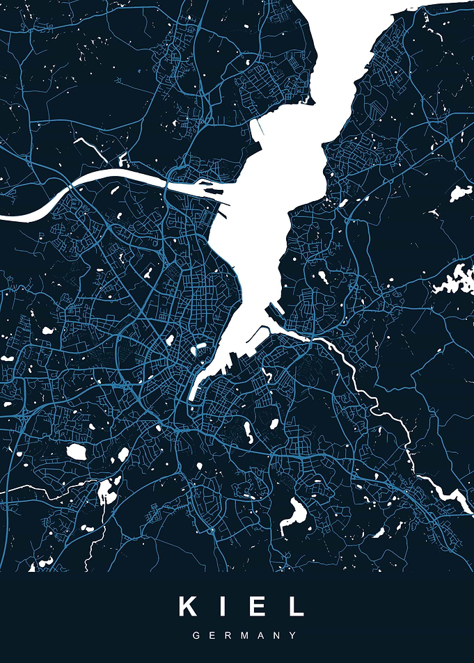 MAP KIEL GERMANY