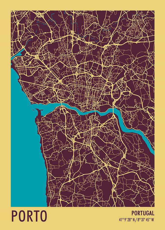 Porto Vintage Map