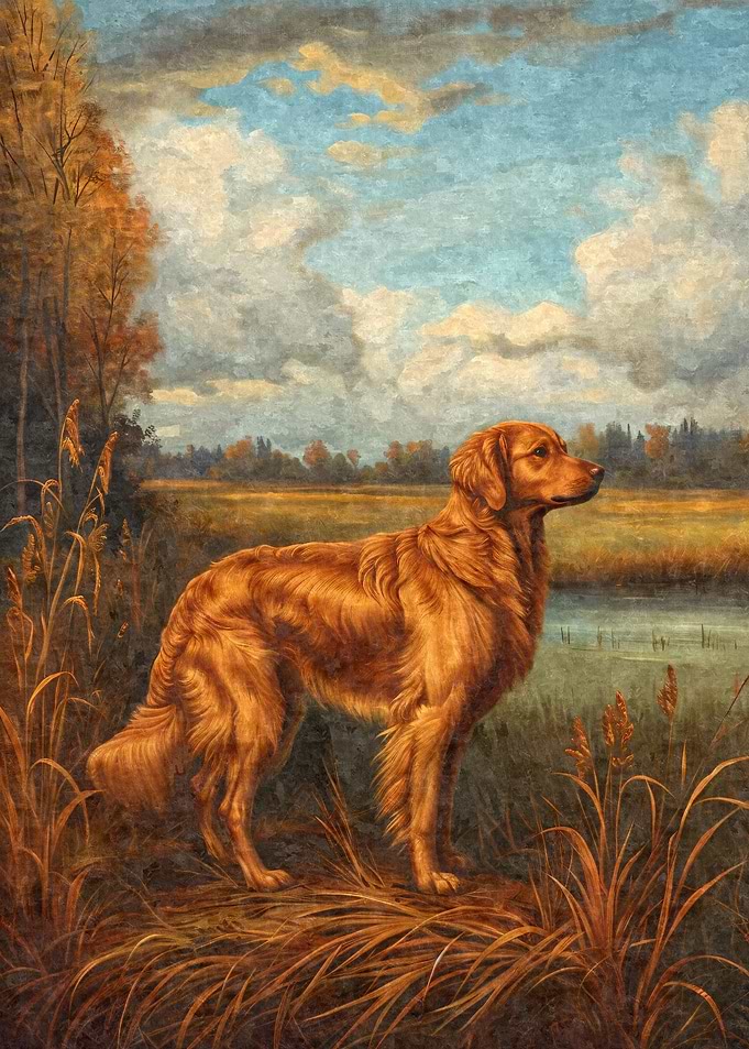 Vintage Golden Retriever