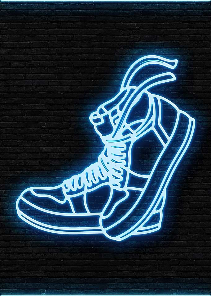 sneakers blue