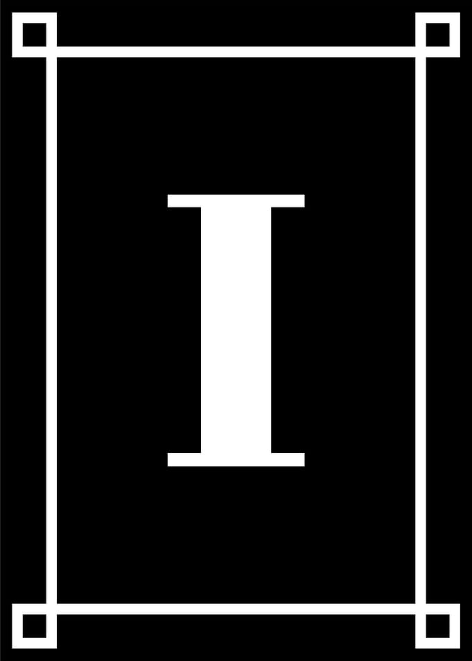 Alphabet Initial Name I