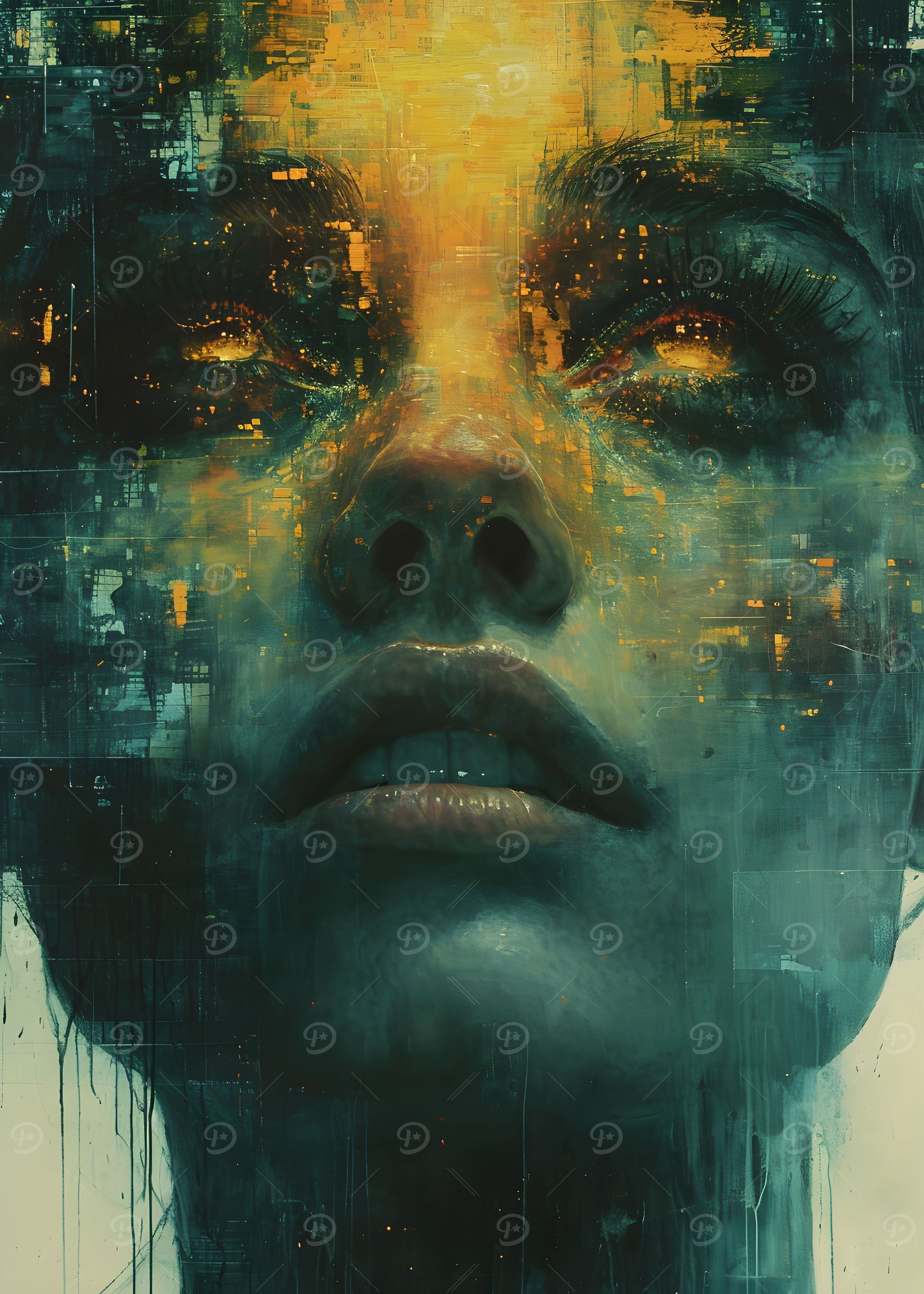 Woman Face Contemporary