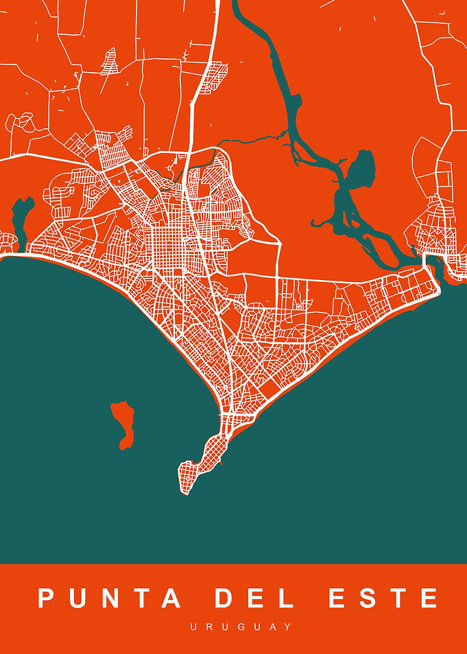 MAP PUNTA DEL ESTE URUGUAY
