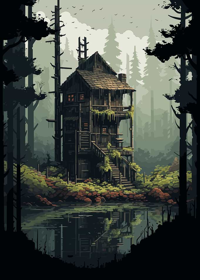 Lost Caban in the Woods