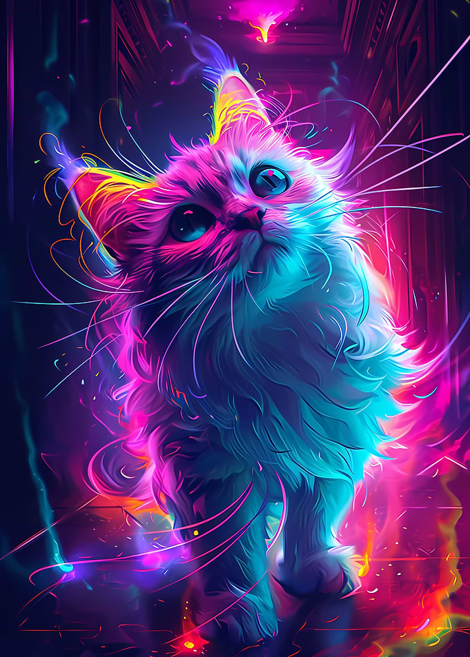 Cat in Castle Rave Party