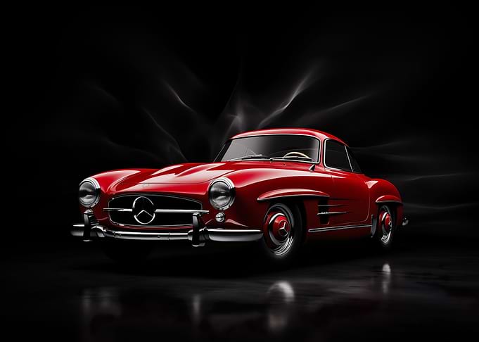 Mercedes SL Gullwing car
