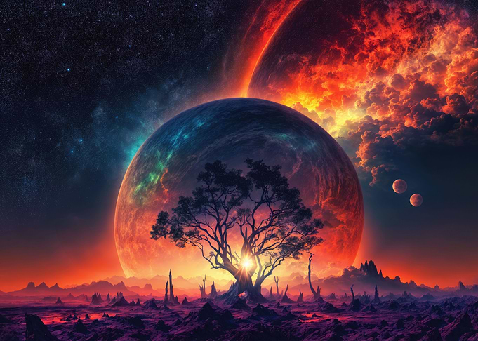 Space fantasy Landscape