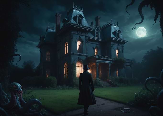 Decadent horror garden