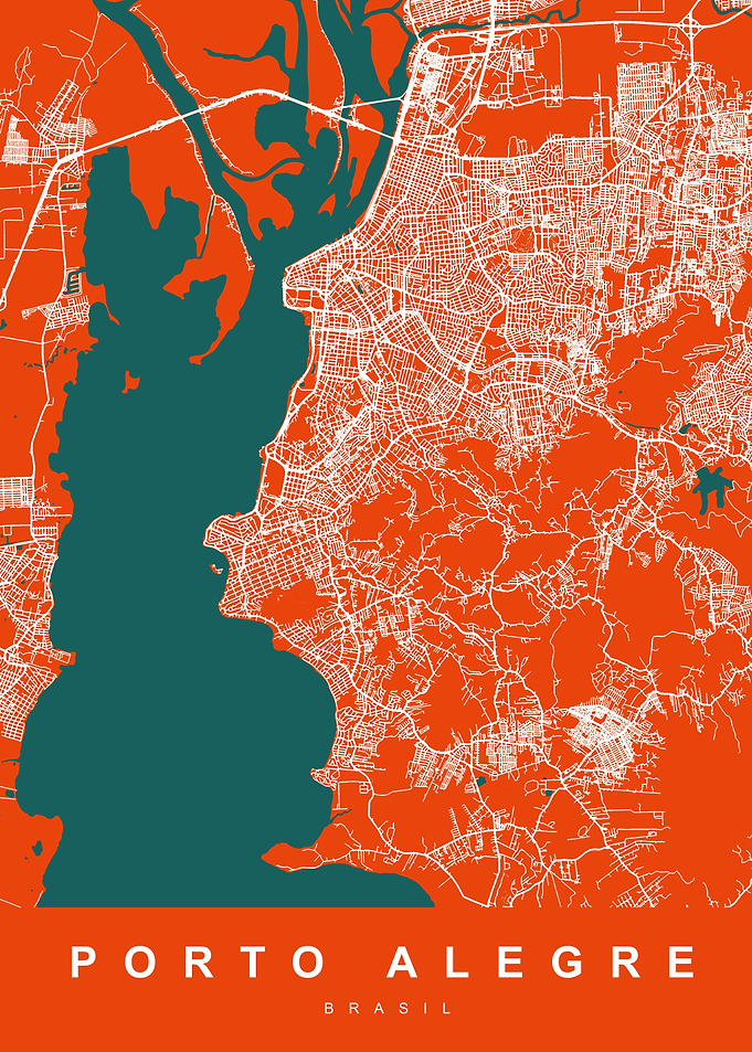 MAP PORTO ALEGRE BRASIL